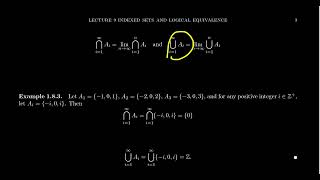 Indexed Sets