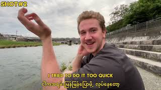 Teaching Burmese words to an American Guy(Adam) // အမေရိကန်ခေါင်းကြီး အဒမ်ကို မြန်မာစကားသင်ပေးမယ်🗿💪🏻