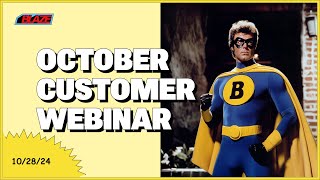 October Customer Webinar