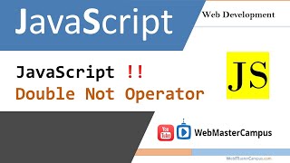 JavaScript Double Not Operator !!