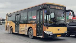 萧山公交 XMQ6106AGN5 773路 17-7646