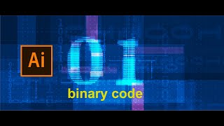 How to create binary code background in adobe illustrator