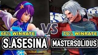 KOF XV ▰ SHERMIE ASESINA (Athena/Shermie/Leona) vs MASTERSOLIDUS (Rugal/Kukri/Shermie)