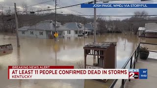 At least 11 dead after flooding in Kentucky