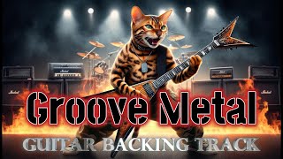 Groove Metal Guitar Backing Track in F minor (C Phrygian)