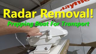 Radar Removal - Prepping Sea Ray Yacht For Transport