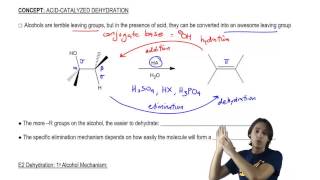 General features of acid catalyzed dehydration