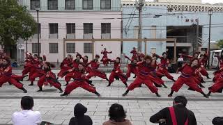 崇城大学　華咲流舞「影追い」三角公園会場　黒崎よさこい2019