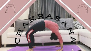 YOGASAN | CHAKRASAN FOR BEGINNERS | WHEEL POSE | STEP-BY-STEP | PREPERATORY POSES | #yogachallenge