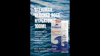 ADEKMUNGIL REVIEW ON ADEKMUNGIL REVIEW ON  STERIMAR BLOCKED NOSE HYPERTONIC 100ML