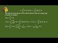 2nd method to evaluate the integral using leibnitz rule for differentiation under integral sign