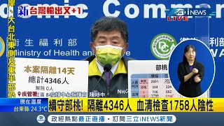 #iNEWS最新  連兩天本土個案都+0！陳時中春節首場記者會 公布部桃血清檢查1758人陰性 阿中部長：感謝基層守護台灣│【台灣要聞。先知道】20210214│三立iNEWS