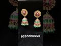 real kundan jhumkies. trend trending dulhanjewels 1gramgoldjewellery