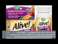 Nature's Way Alive! Max3 Daily Men’s Multivitamin, Food-Based Blends, 90 Tablets