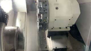 (1) Used Okuma Genos Model L-250II-e CNC Lathe, New 2019.