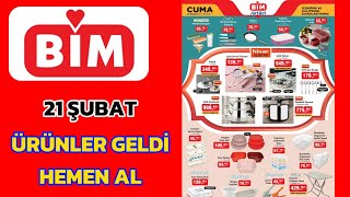 BİM 21 Şubat Aktüel Ürünler Kataloğu – Fırsatlarla Dolu! HEPSİ GELDİ HEMEN AL