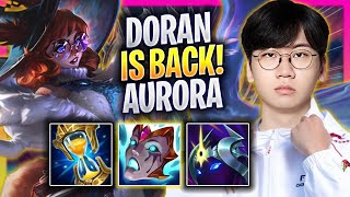 DORAN IS BACK TO KOREA SOLOQ WITH AURORA! - T1 Doran Plays Aurora TOP vs Gragas! | Season 2024