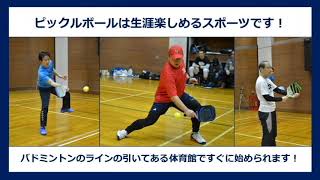 ピックルボール紹介動画[八王子編]匹克球介紹動画★Pickleball★2019/3/10