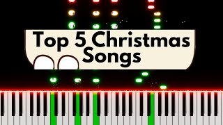 Learn to Play 5 Classic Christmas Songs on Piano | Easy Tutorials for Beginners