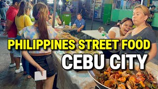 Philippines Street Food - Cebu City | Street Scenes \u0026 Food Markets Tour in Downtown Cebu!