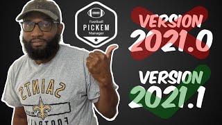 Football Pickem Manager Update (v2021.1) | NFL Pick'em Office Pool Sheet In Excel