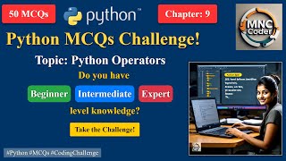 Python Operators - MCQs | Chapter Wise Multiple Choice Questions with Answers | Python Quiz Series