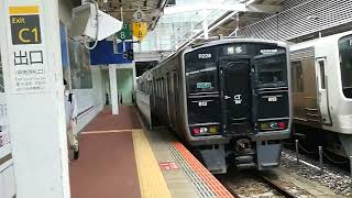 813系RG1002編成+RG228編成　回送列車　博多駅発車！