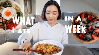 What I Ate In A Week (Easy Korean Recipes)