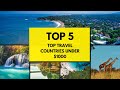 Top 5 Cheapest Countries for Nomads under $1000! Travel Life :)