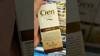 Gama Oro Cosmetica Cien de Lidl #lidl #cosmetica #cien #oro