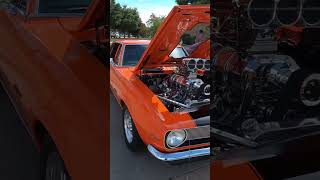 1967-69 Camaro 1st gen with a Blower. #shorts #camaro #carshow