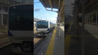 黒磯駅｜東北本線（JR東日本E531系電車）到着と遅延のアナウンス。R4/7（栃木県那須塩原市）JR EAST Tohoku Main Line Kuroiso Station JAPAN TRAIN