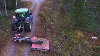 ilsbo chainmulcher, john deere 6310.Created with Wondershare Filmora