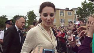 Meeting Prince William and Kate at Peake's Quay in Charlottetown, PEI, Canada