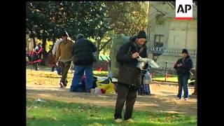 As millions of American families gathered to give thanks for what they have, food banks and shelters