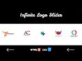 How to Make an Infinite Logo Slider Using Only HTML & CSS | No JavaScript Needed