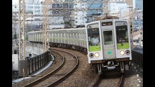 ラストラン!! 都営地下鉄新宿線10-000形 10-240F 京王多摩川停車