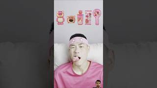 Pink Food Themed Perfect for Sleep #asmrfood #asmr #mukbang #food #shorts #short #trending #viral