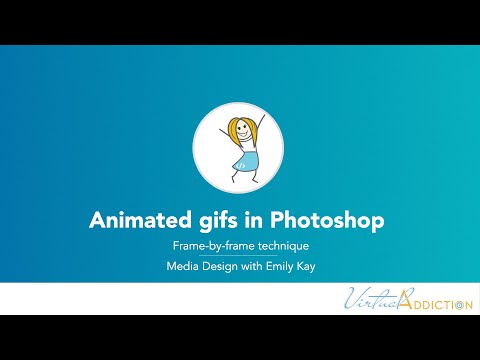 Creating a frame-by-frame animated gif in Adobe Photoshop