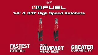 Milwaukee® M12 FUEL™ High Speed Ratchets