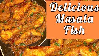 Fry fish masala/ Mirka Maas Biran/Fish biran.