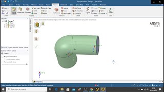 Tutorial membuat geometri elbow menggunakan ansys