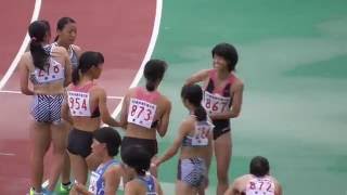 第59回東海陸上競技選手権大会　女子4×400mR　決勝　大会新記録　2016/8/28