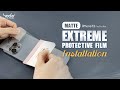 【hoda】iPhone13 Pro/Pro Max Extreme Protective Back Film Installation (Step1+2)