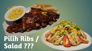 Ribs atau Salad❓lebih suka yang mana❓#shorts