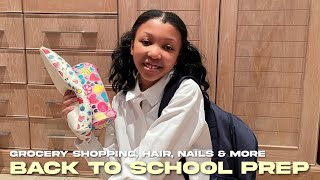 BACK TO SCHOOL PREP 2025 | Shopping for school snacks, hair, nails \u0026 more | South African YouTuber