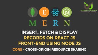 Insert and Fetch Data using Nodejs & Display records on react js front-end | #2 MERN STACK Tutorials