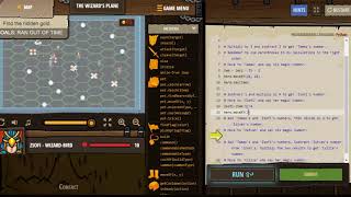 CodeCombat.Python. The wizard's plane
