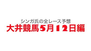 5月12日大井競馬【全レース予想】羽田盃　2022