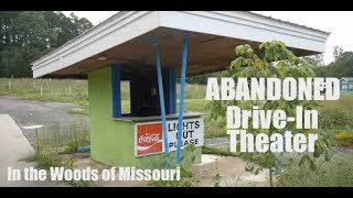 Abandoned Drive In Movie Theater in the Woods of Missouri!